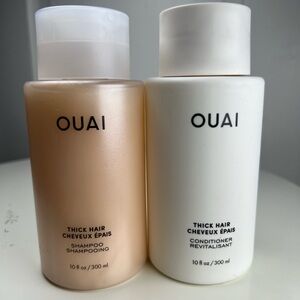 OUAI Thick Shampoo & Conditioner Set Sulfate Free for Thick Hair full 10oz size